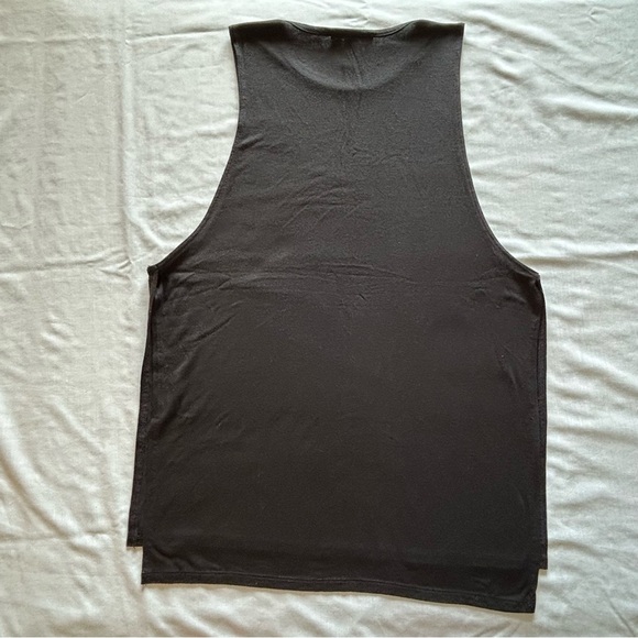 Express One Eleven Black Flowy Open Side Tank Top Size S - Picture 4 of 9